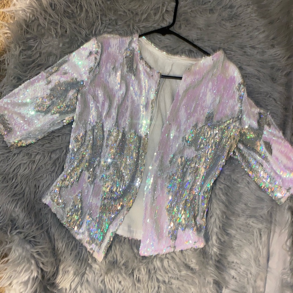 Custom made Sequin blazer